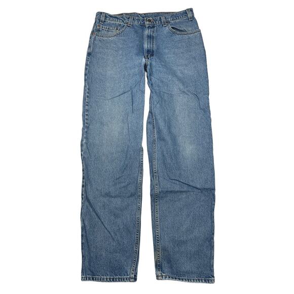 Levi’s VTG 90s 550 Relaxed Fit Tapered Leg Jeans USA Medium Wash Mens 36x32 - Picture 1 of 6